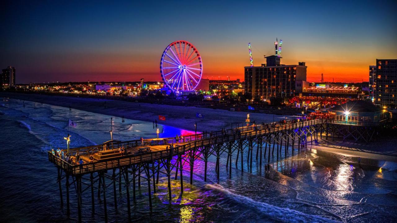 9 Palms Hotell Myrtle Beach Exteriör bild